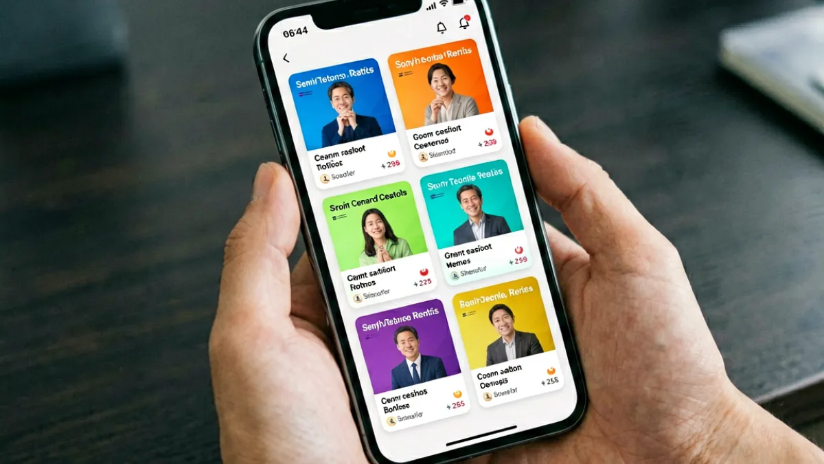 每日吃瓜热议问答页面首图，展示多张热门爆料卡片排列在手机屏幕上的场景